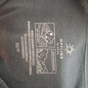 Aerie Charcoal Crop Top